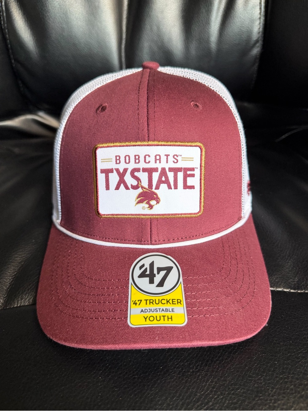 NWT Texas State Bobcats Youth 47 Brand Golfer Rope SnapBack Adjustable Hat Cap